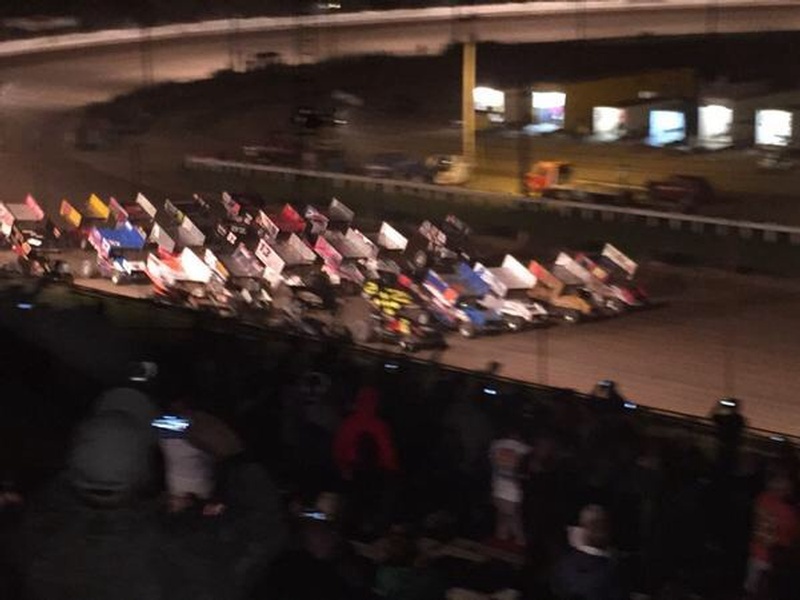 1,2,3,4,5,6 wide at the Monster Half Mile